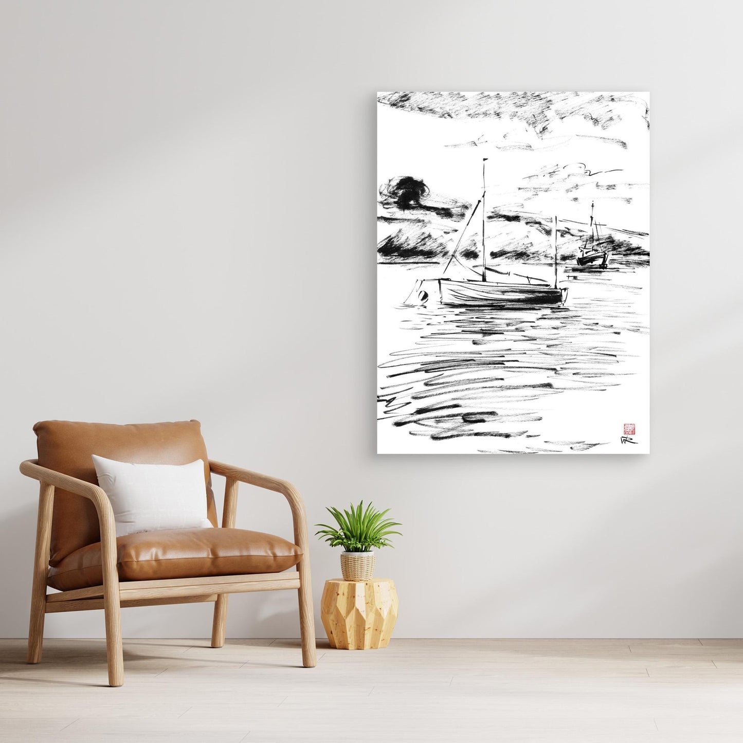Boats in Salcombe harbour