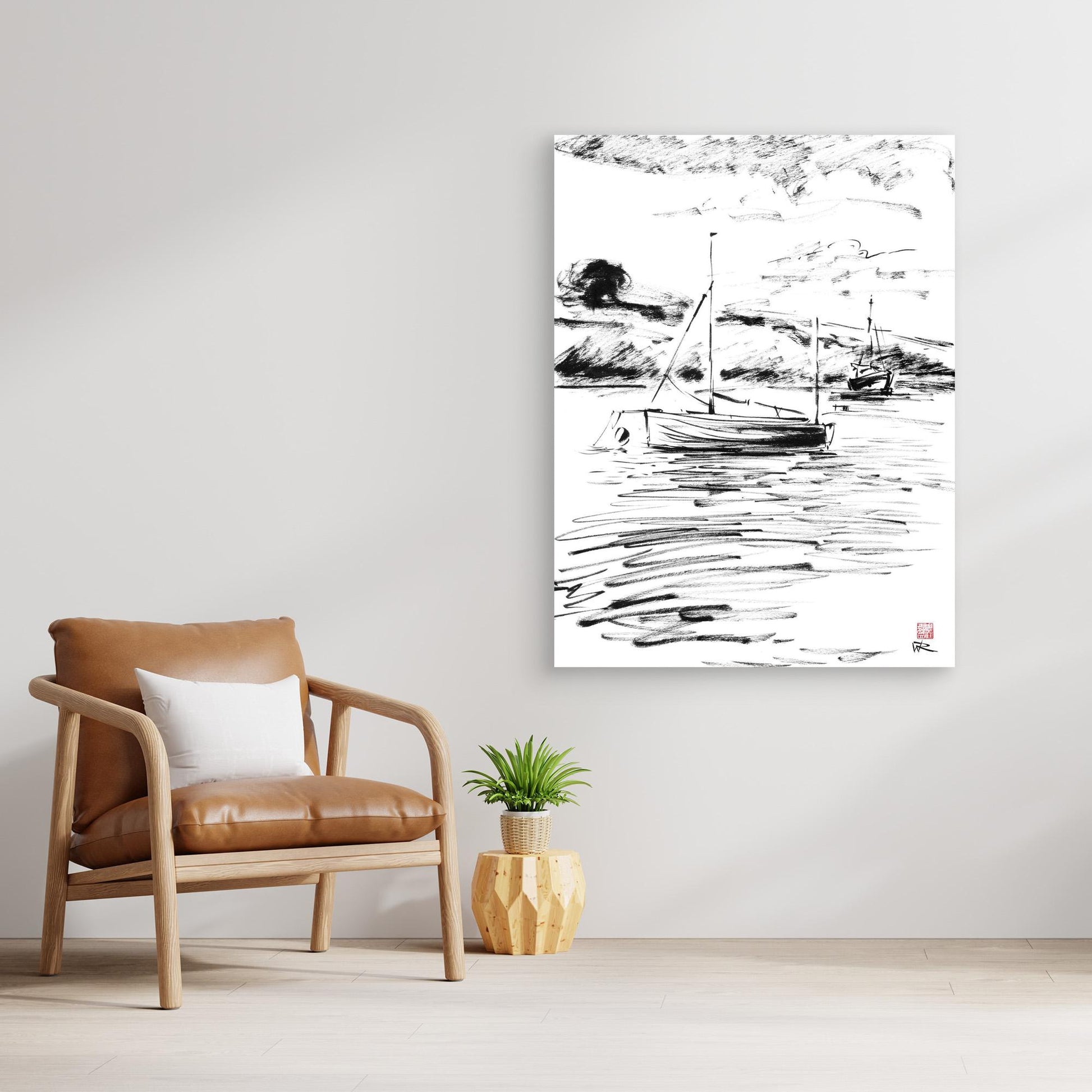 Boats in Salcombe harbour