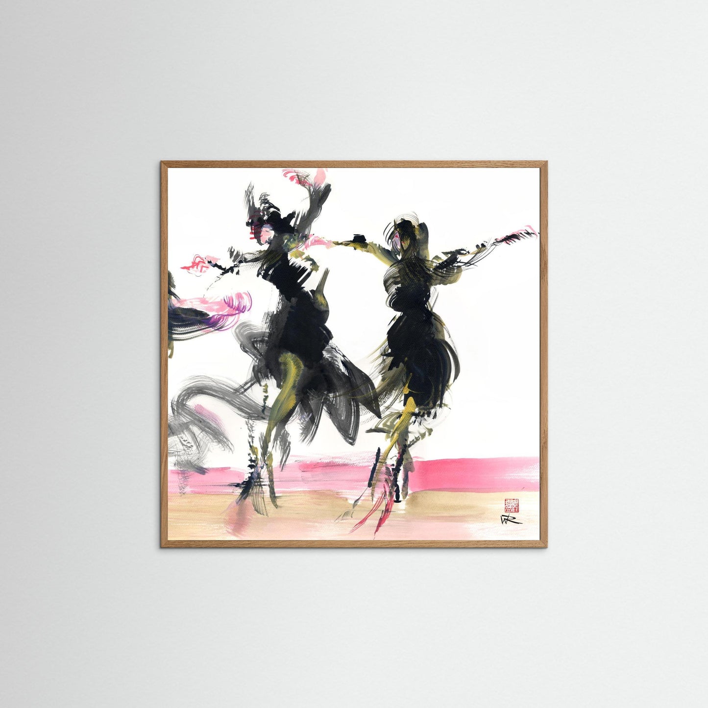 Dance of the snowflake - paper print