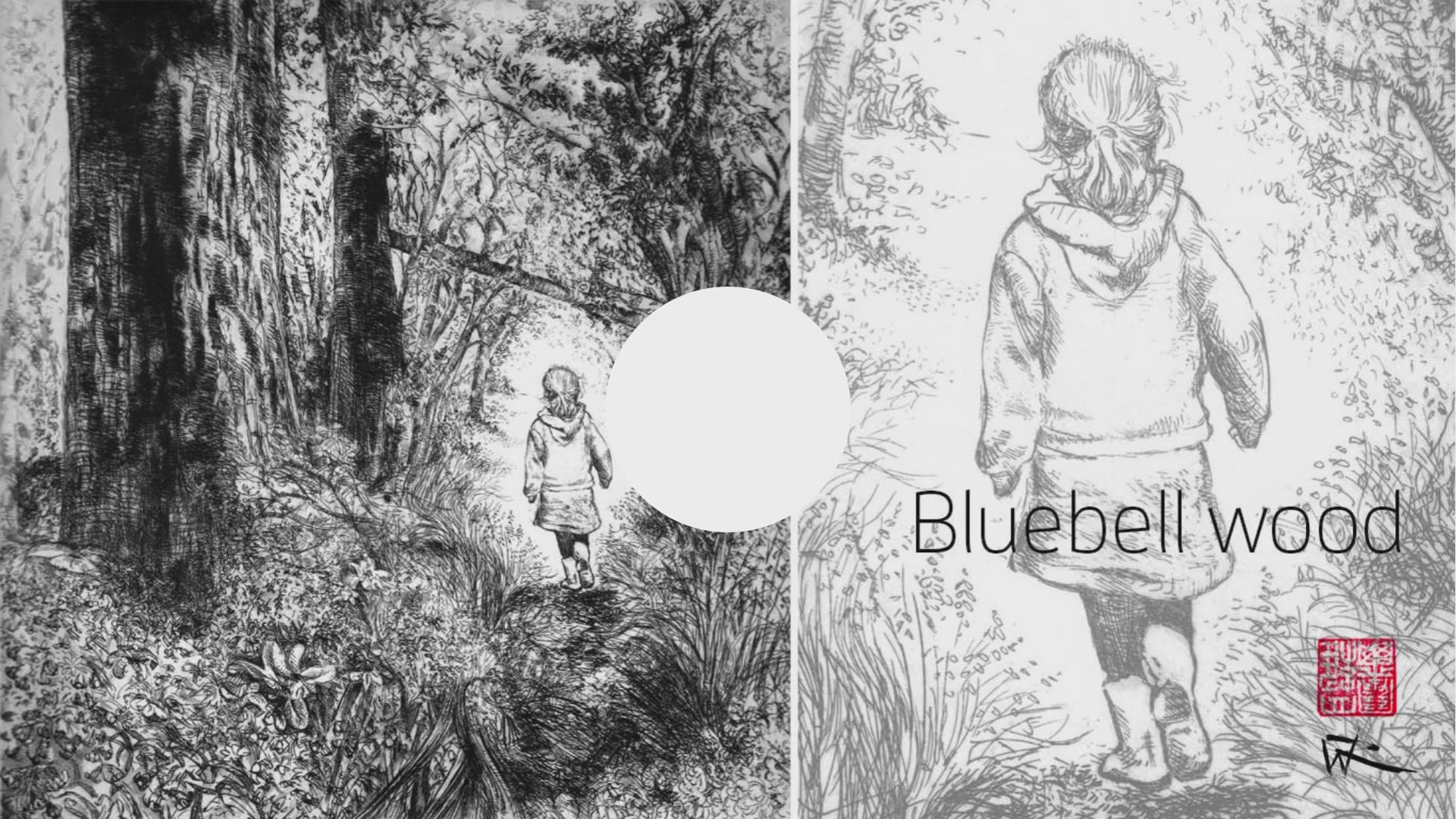 Load video: Watch a video about the inspiration and creation fo the Bluebell wood etching series