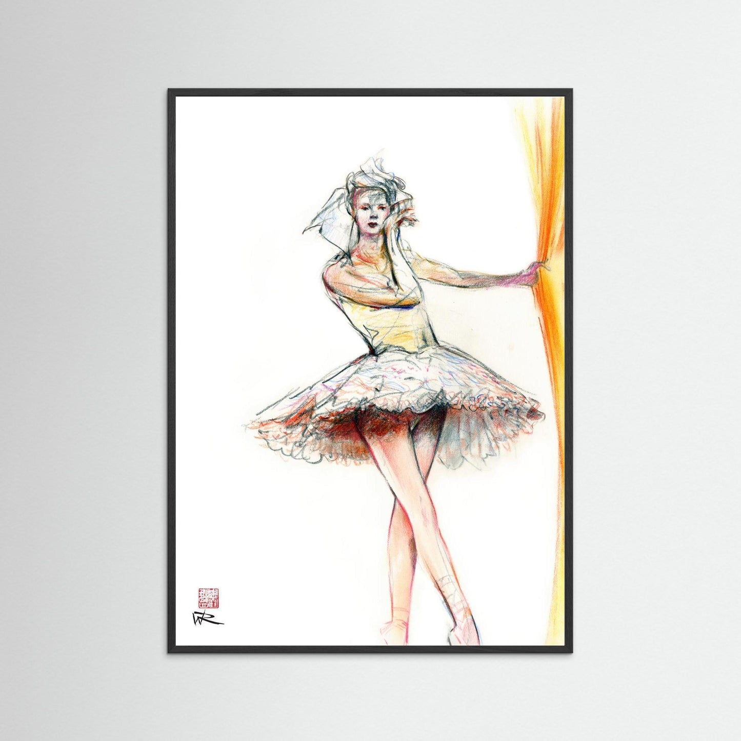 Ballerinas curtain call - Paper print