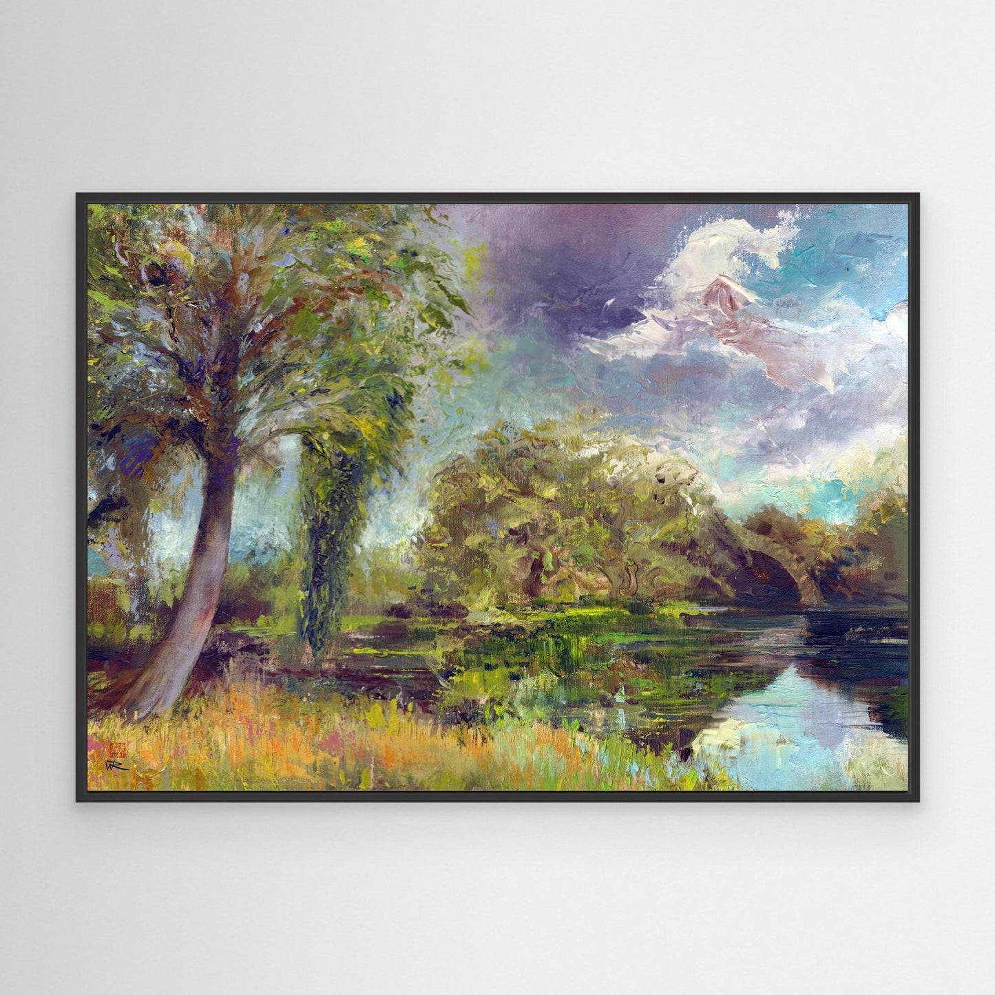 Wotton lake summer 25 - Canvas art print