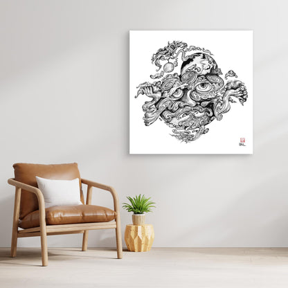 Atlas - canvas print