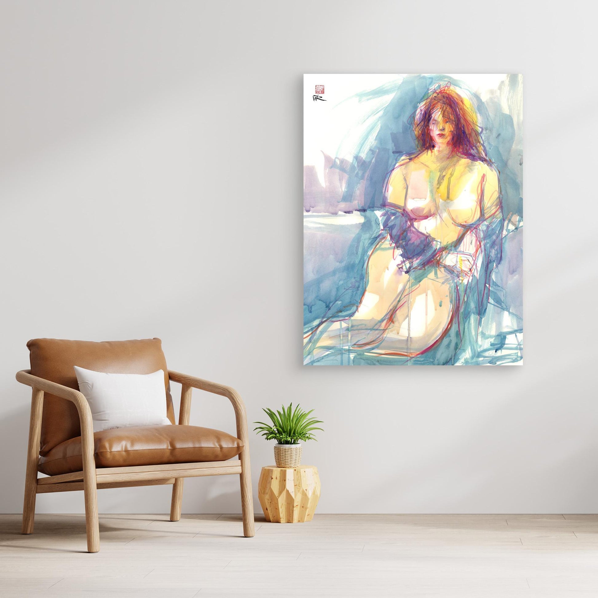 Kate in seated pose