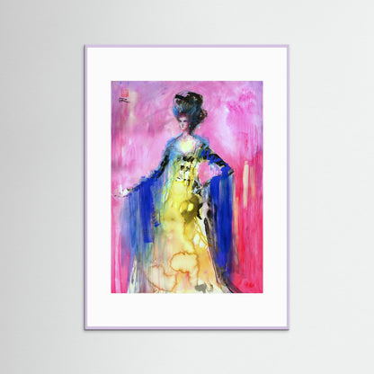 Madame de pompadour - paper print