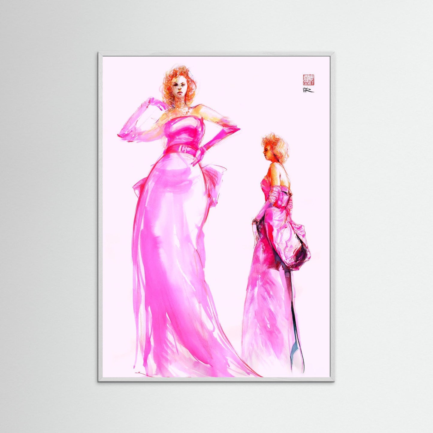 Marilyn in pink - Paper print