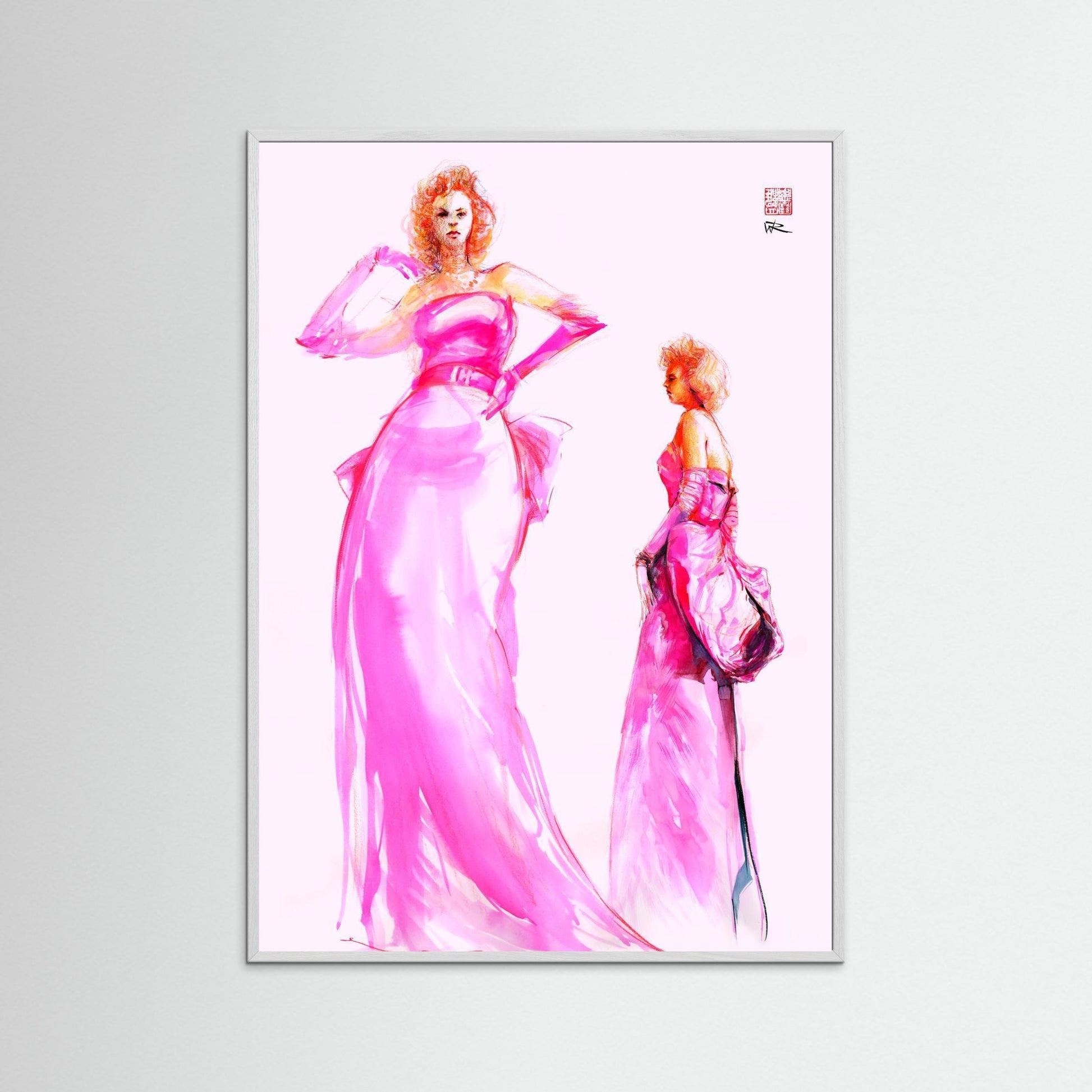 Marilyn in pink - Paper print