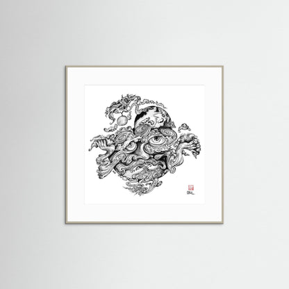 Atlas - paper print