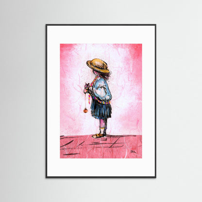 Anyone for conkers - Paper print