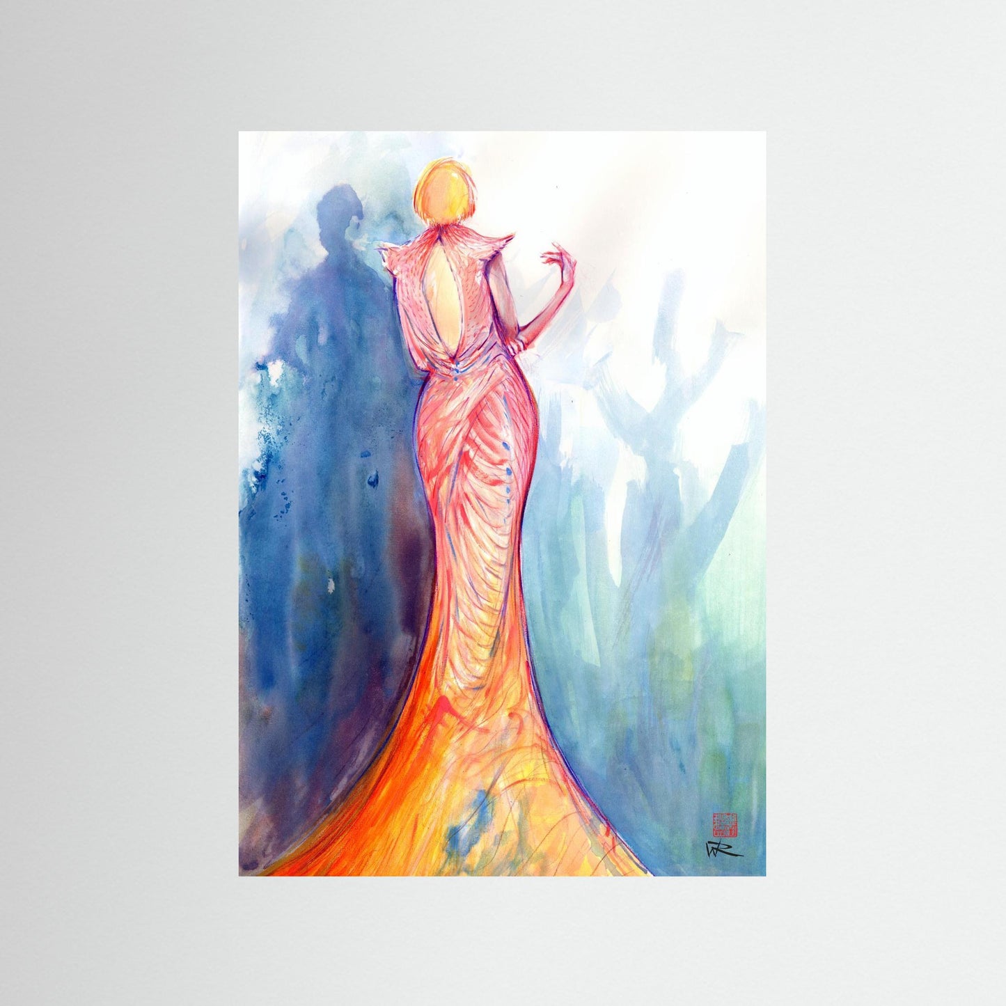 Chrysalis fashion - Paper print