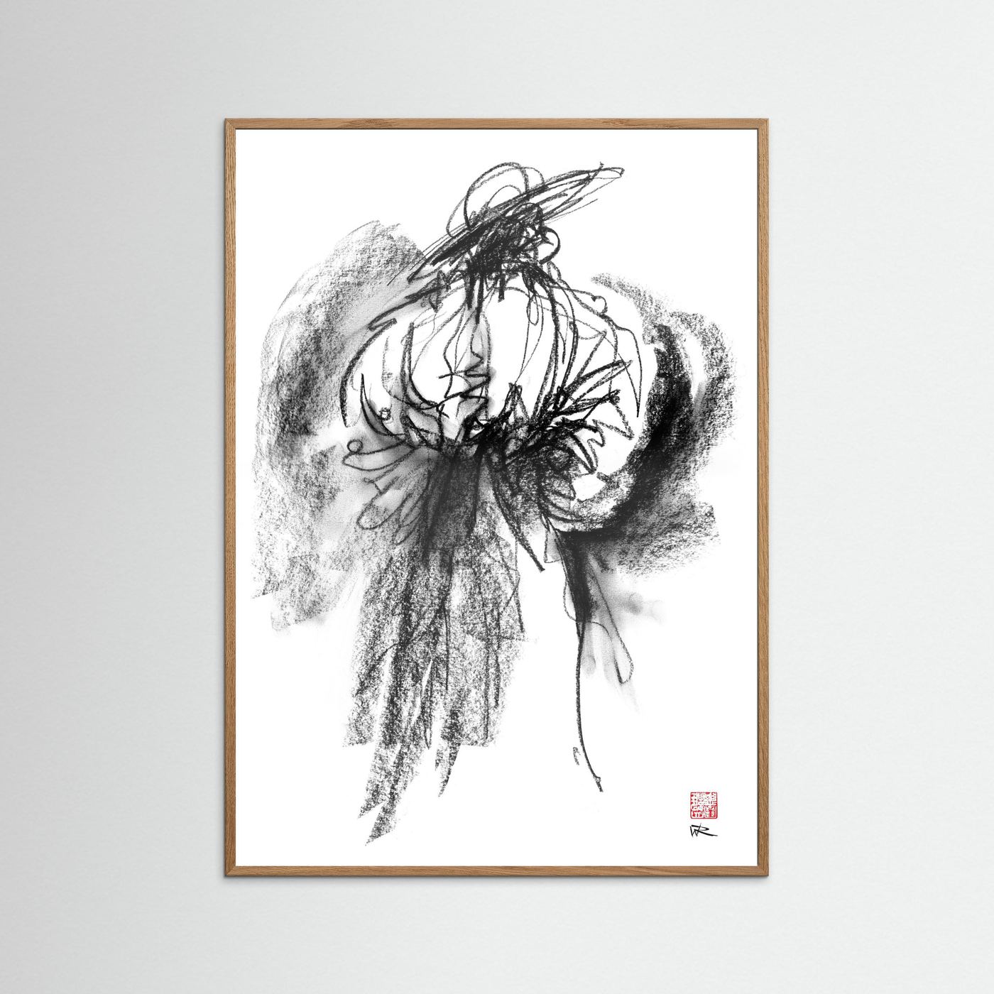 Flamenco hat - Print on fine art paper