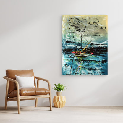Awaiting the tide edition 2 - Canvas print