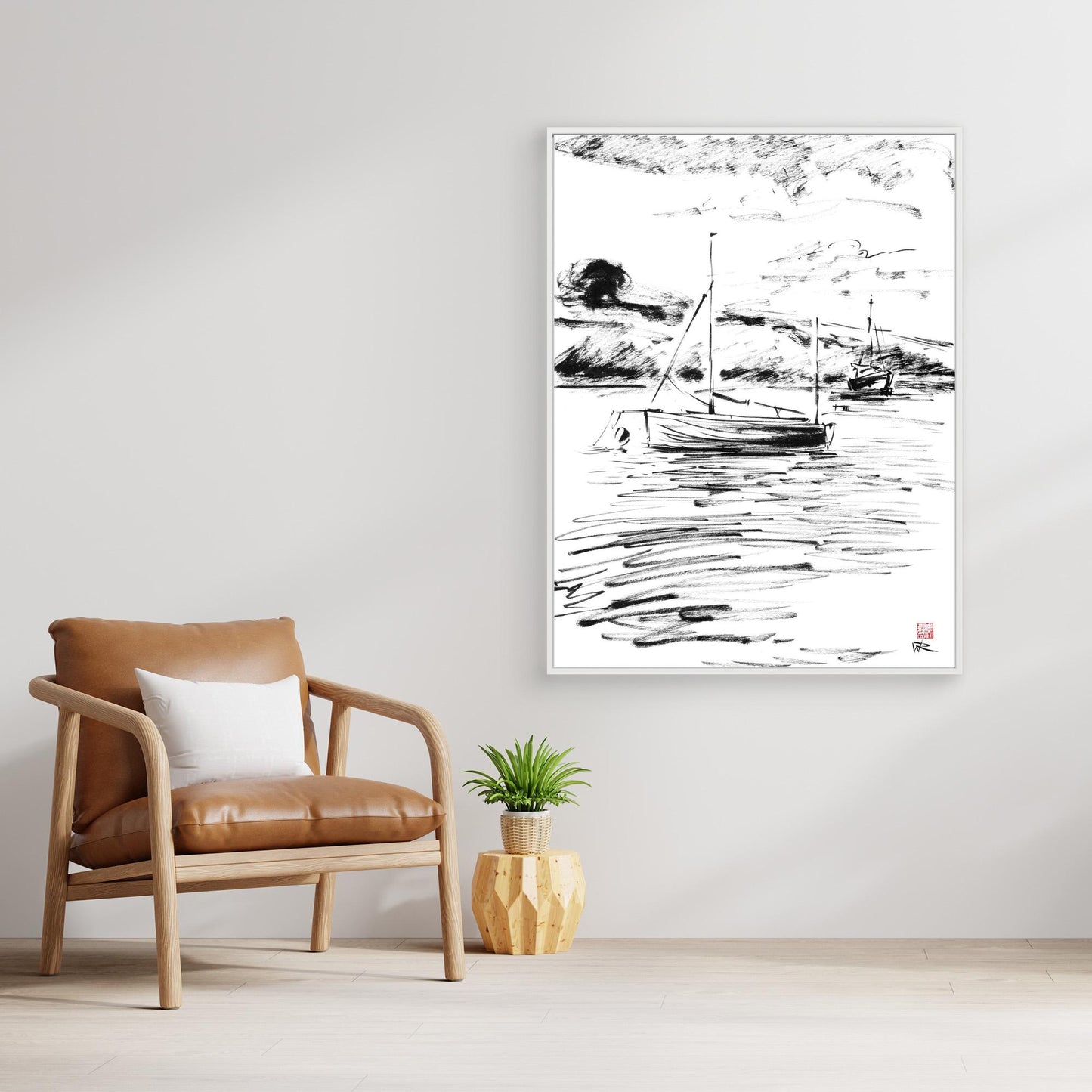 Boats in Salcombe harbour