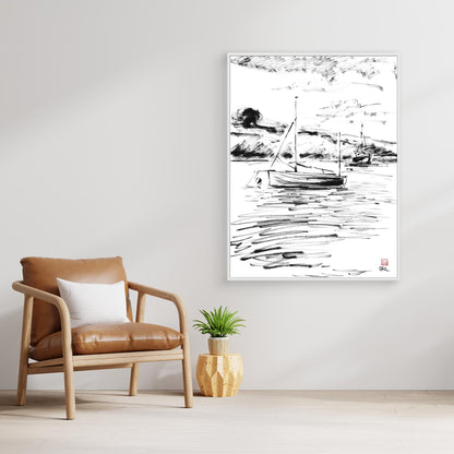 Boats in Salcombe harbour