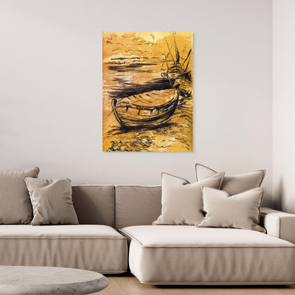 Crab boat edition 3 - Canvas print