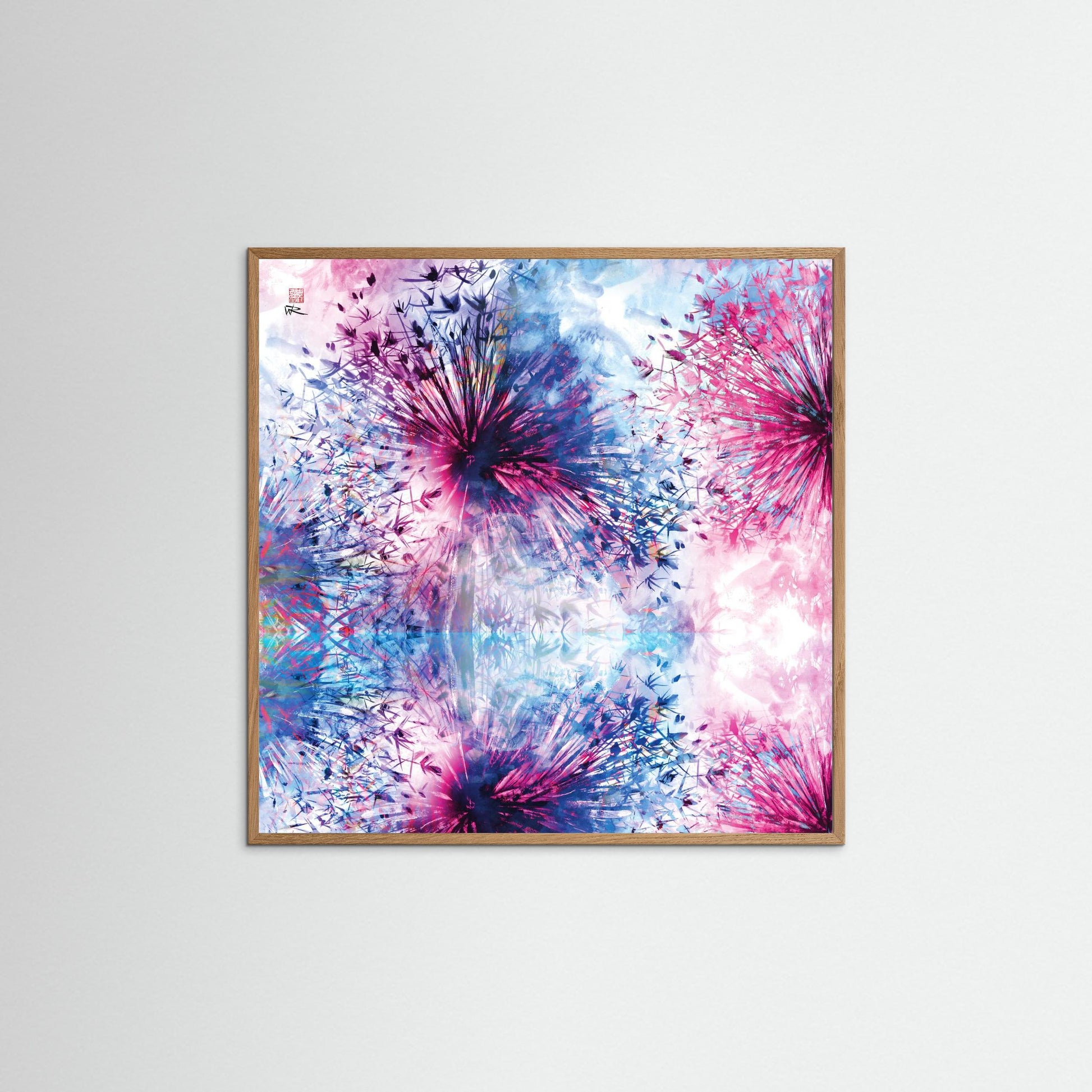 Allium pink sunshine - Paper print