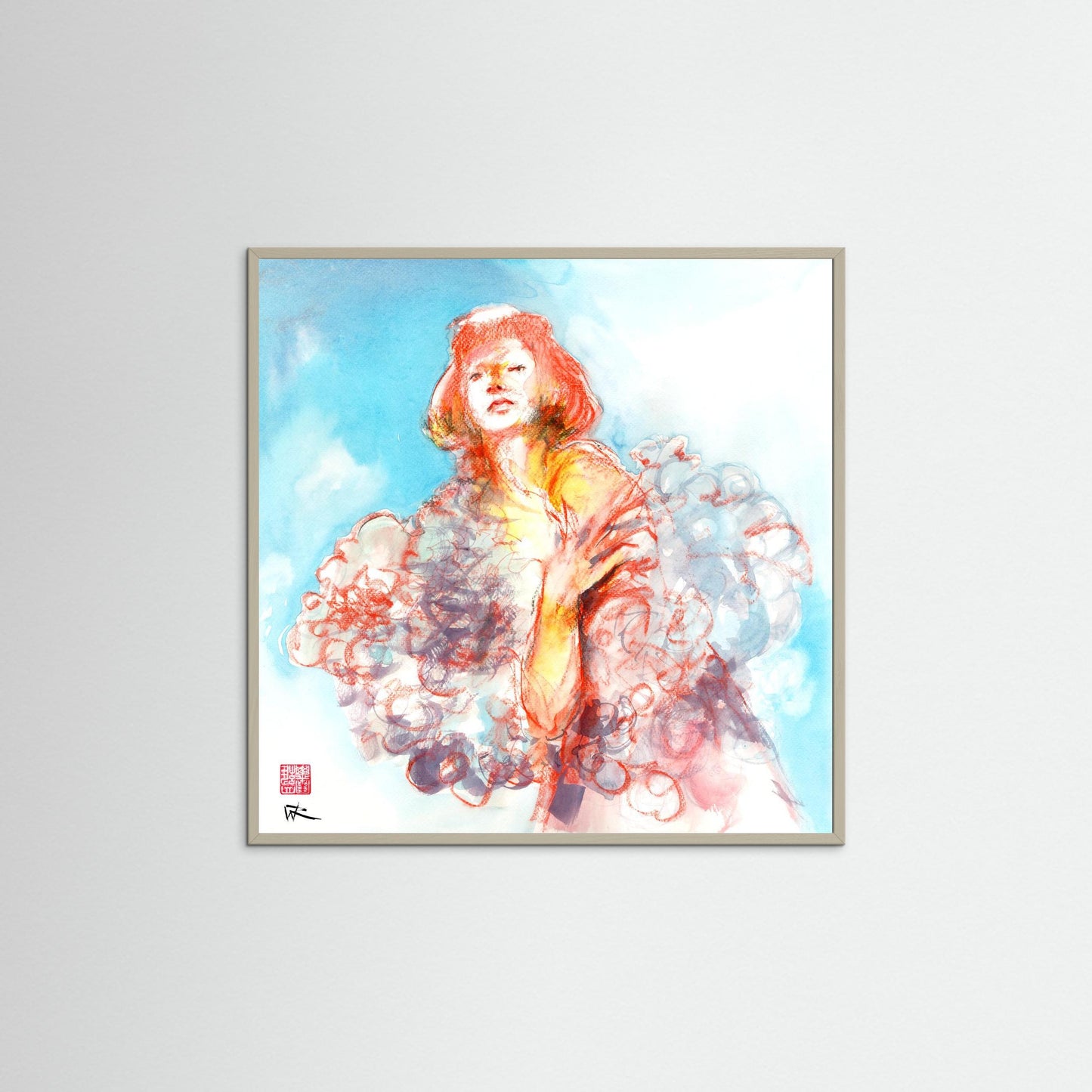 Mishi may fashion - paper print