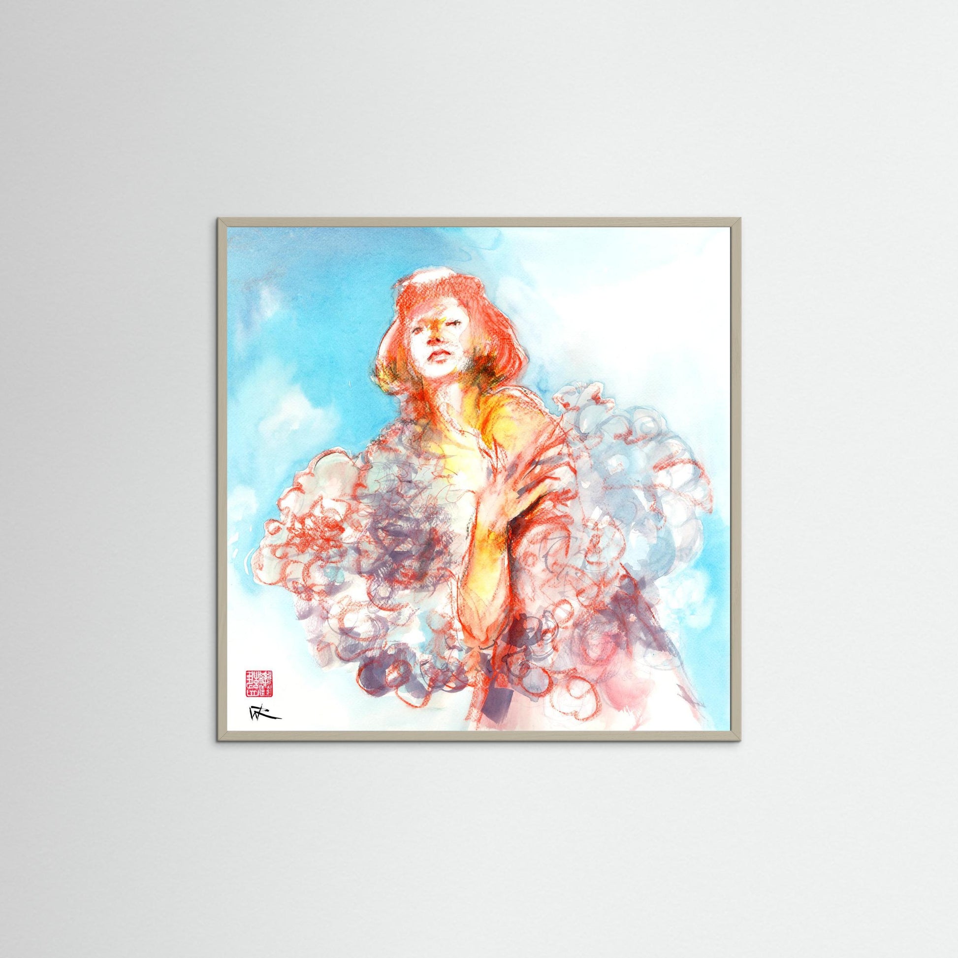 Mishi may fashion - paper print