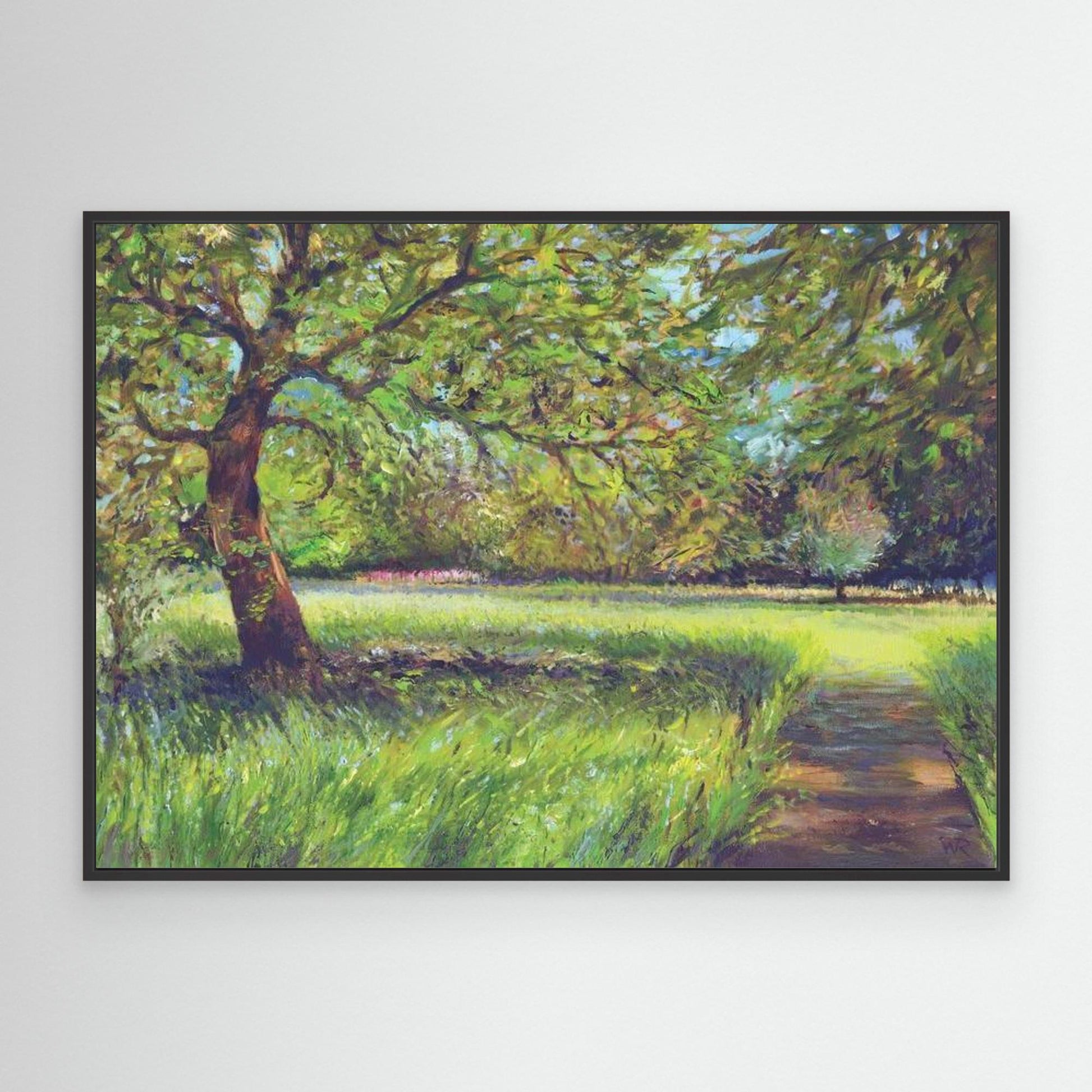 Light through the trees - Canvas art print