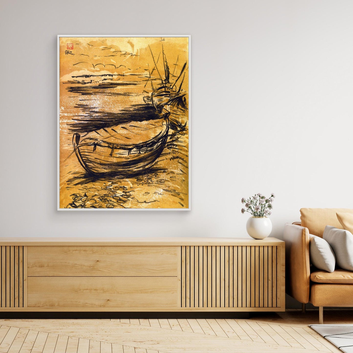 Crab boat edition 3 - Canvas print