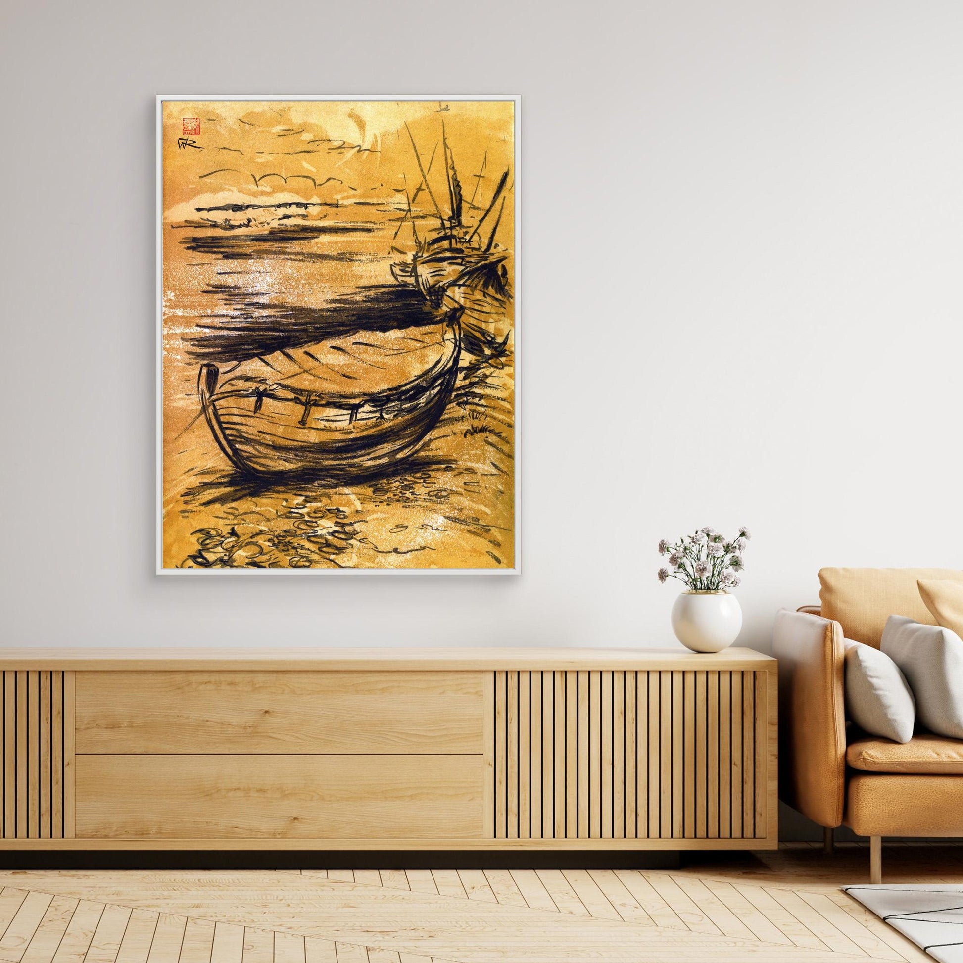 Crab boat edition 3 - Canvas print