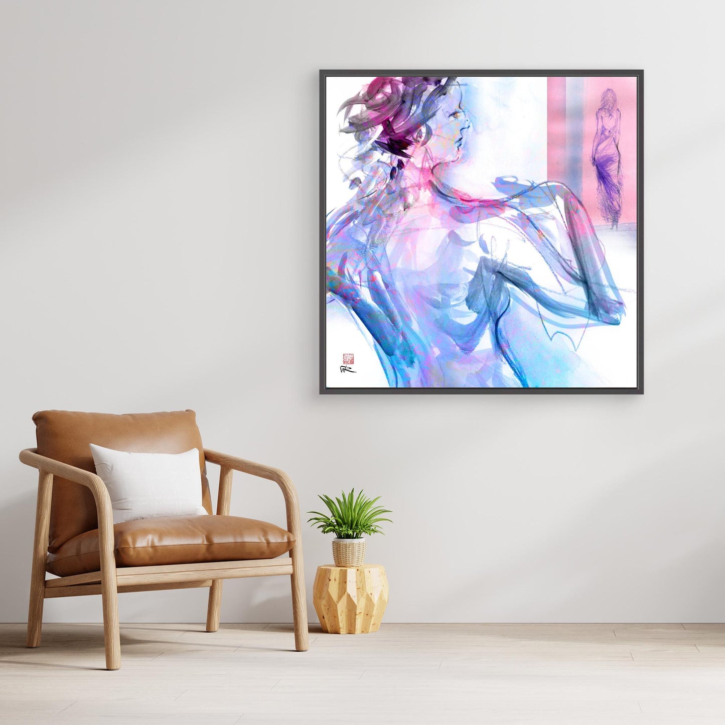 Allium figure 2 - Canvas print