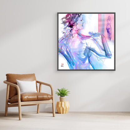 Allium figure 2 - Canvas print