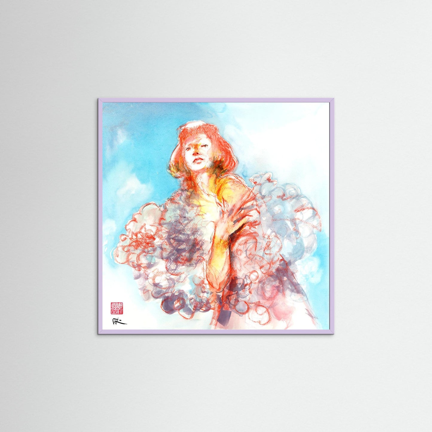 Mishi may fashion - paper print