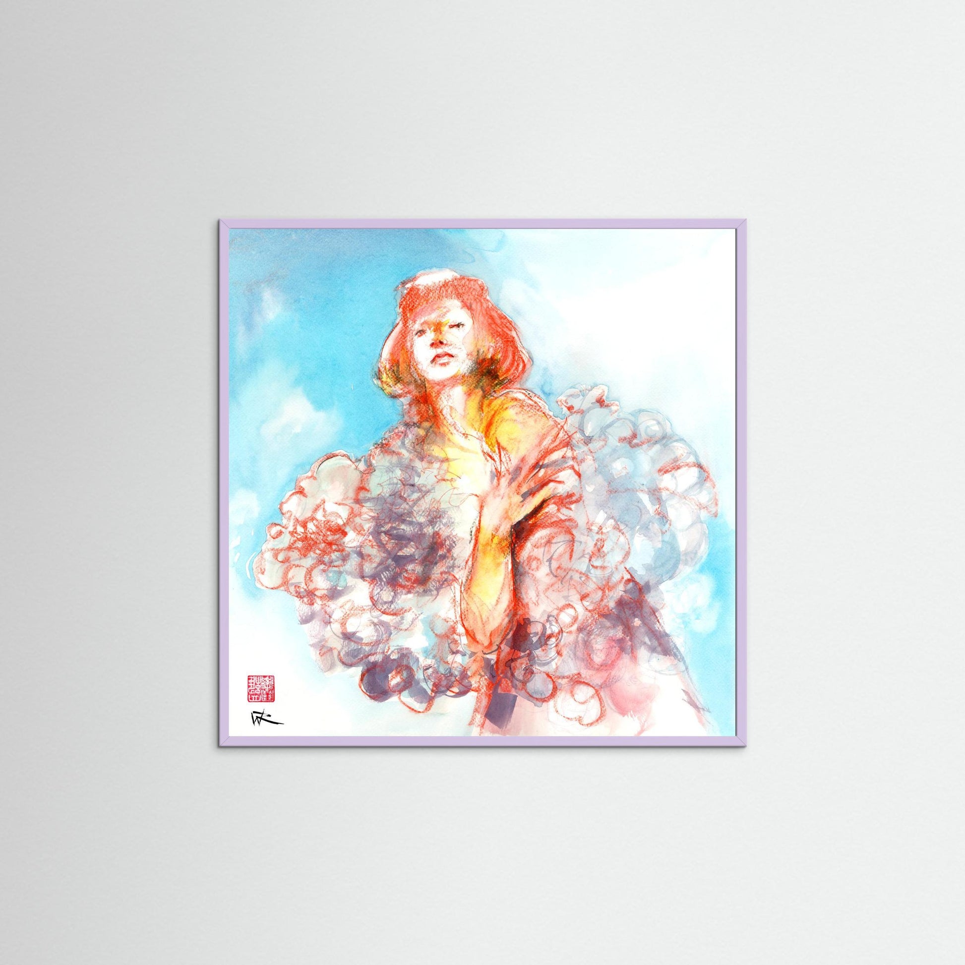 Mishi may fashion - paper print