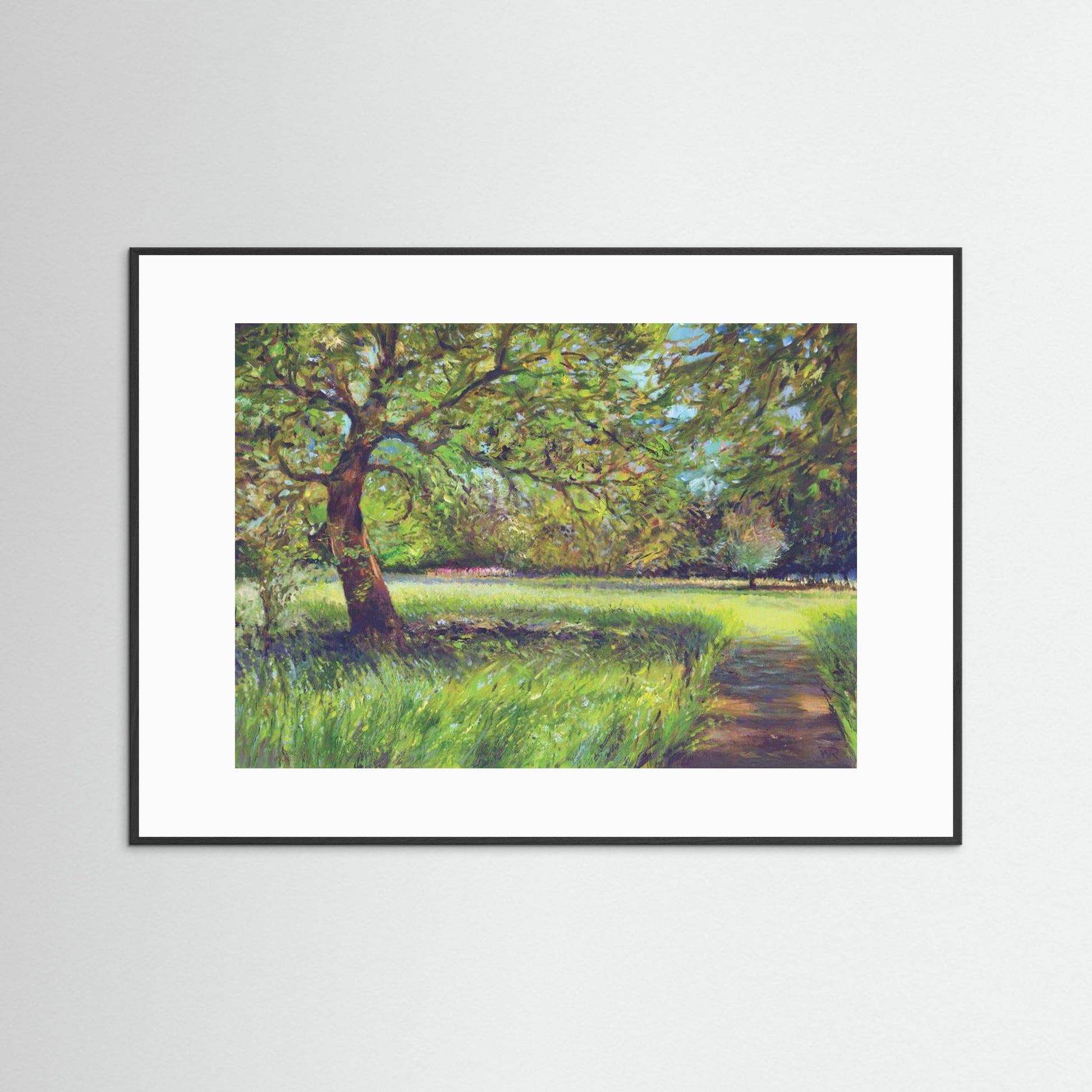 Light in the trees - Print on fine art paper