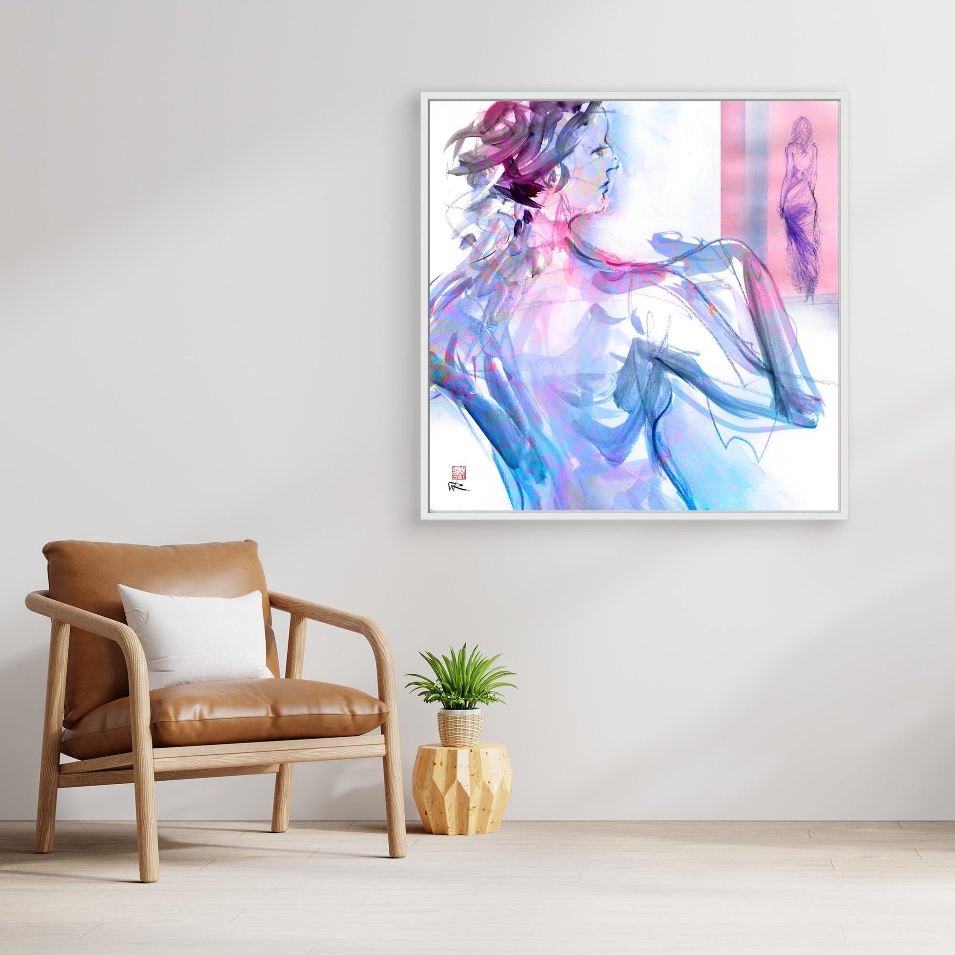 Allium figure 2 - Canvas print