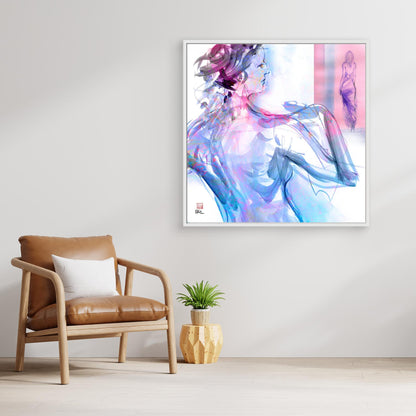 Allium figure 2 - Canvas print