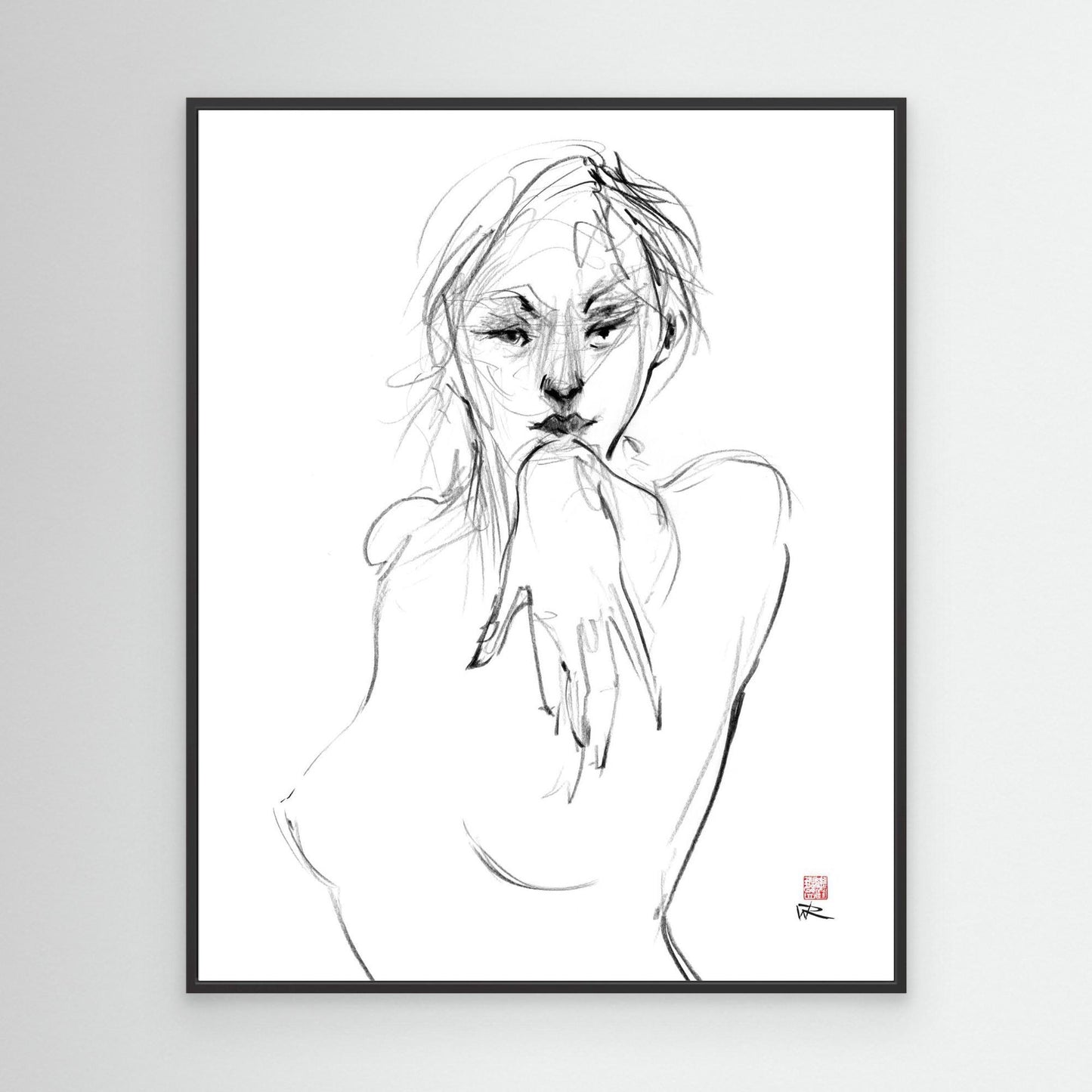 Come hither - Canvas print