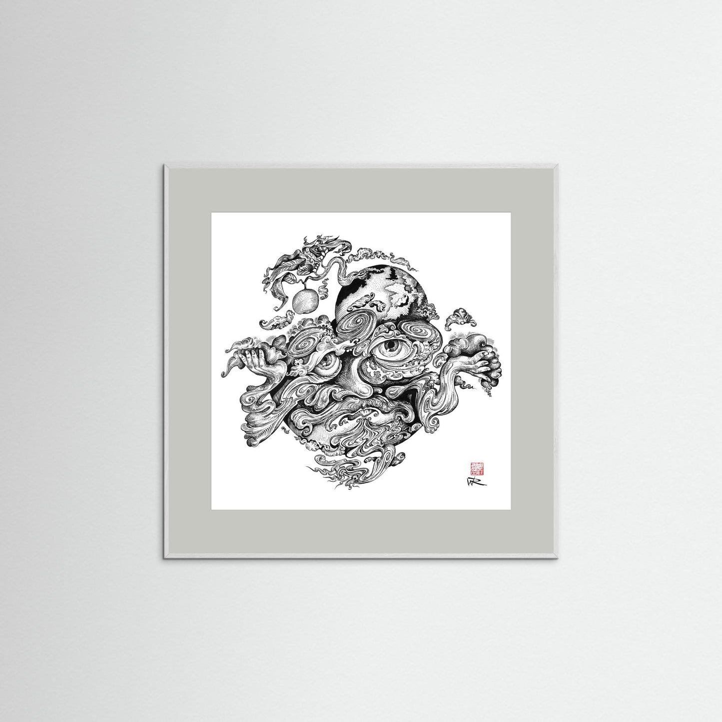 Atlas - paper print