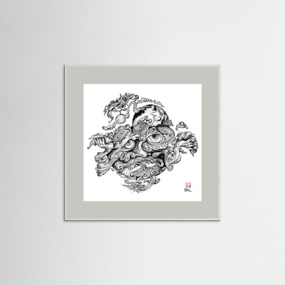 Atlas - paper print
