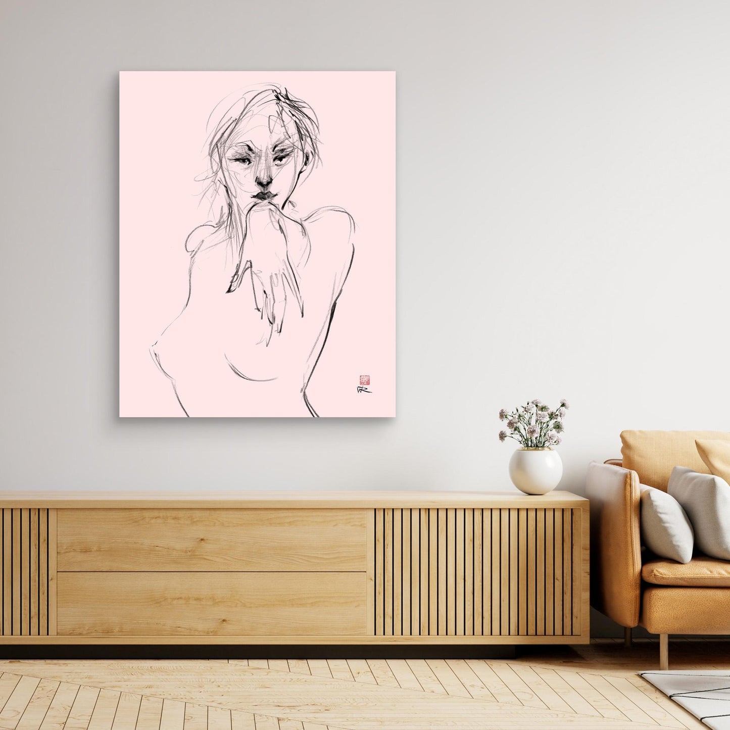 Come hither - Canvas print