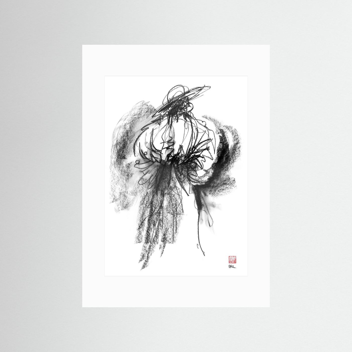 Flamenco hat - Print on fine art paper