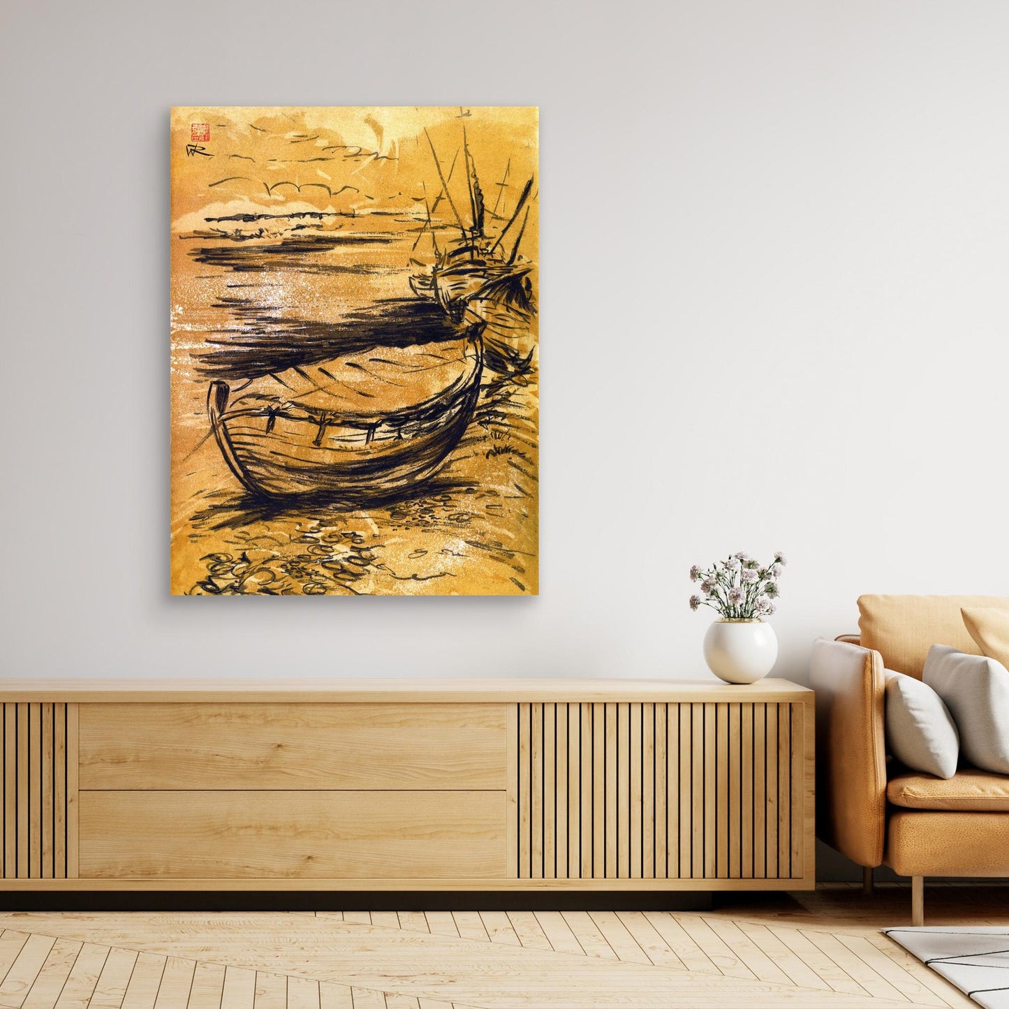 Crab boat edition 3 - Canvas print