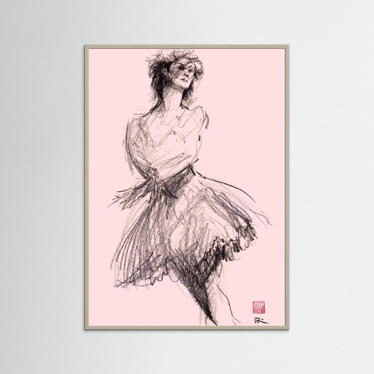 Ballet position - Paper print