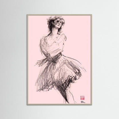 Ballet position - Paper print
