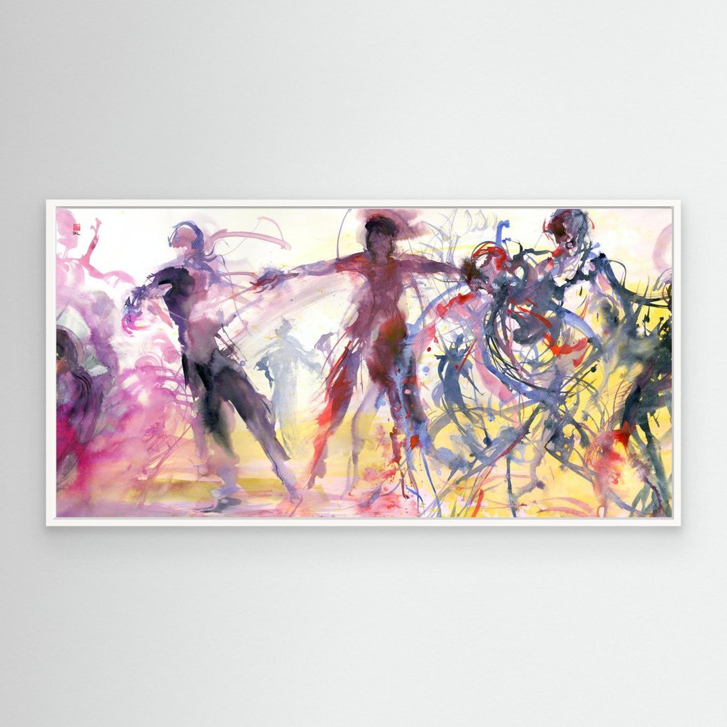 Abstract dance movement 3 - Canvas art print