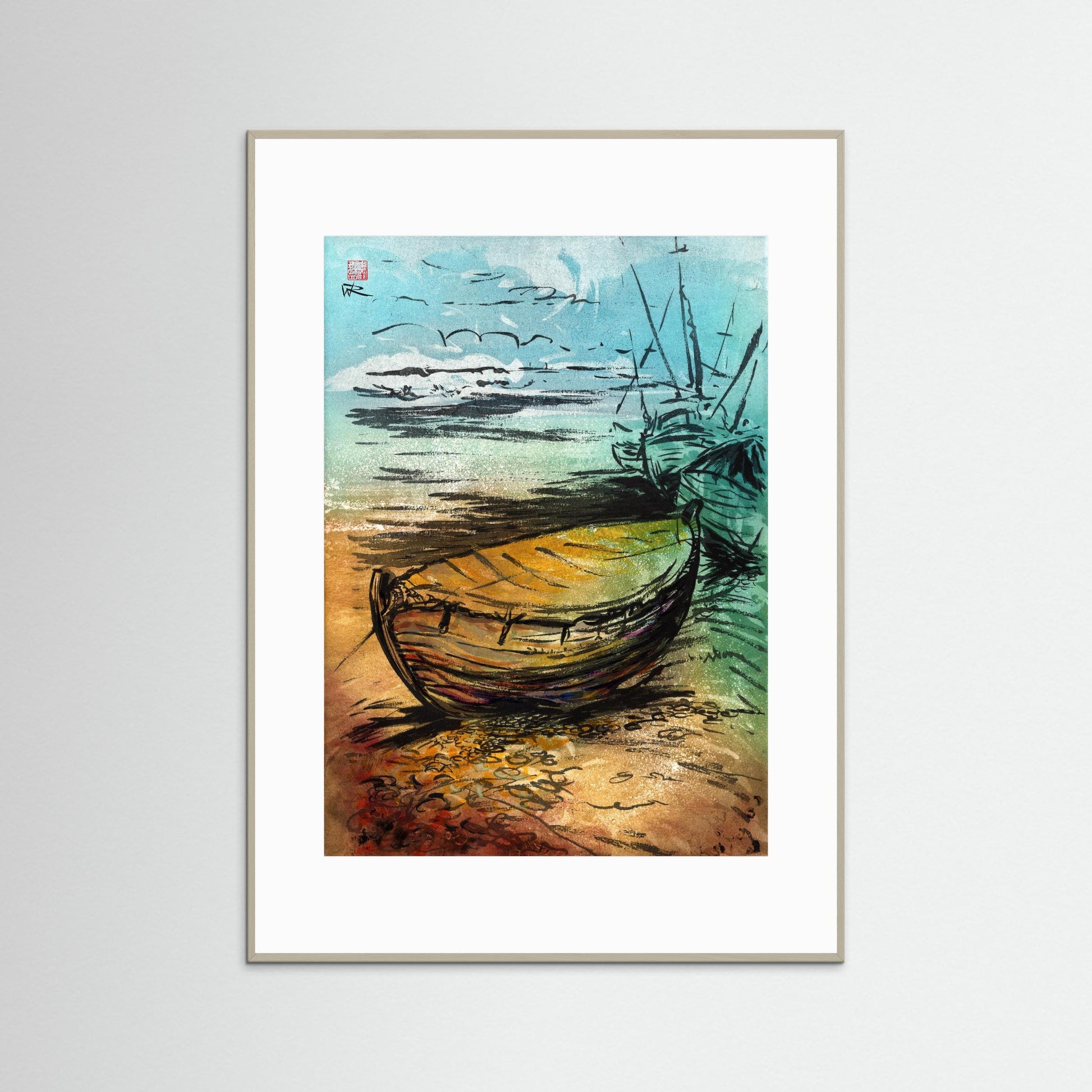 Crab boat - Paper print