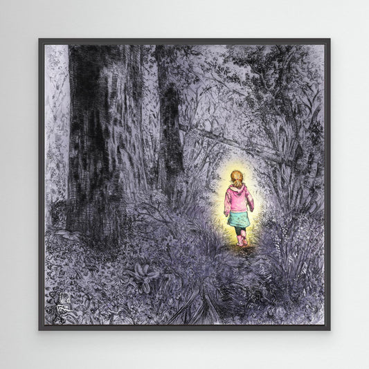 Bluebell Wood edition 4 - Canvas print