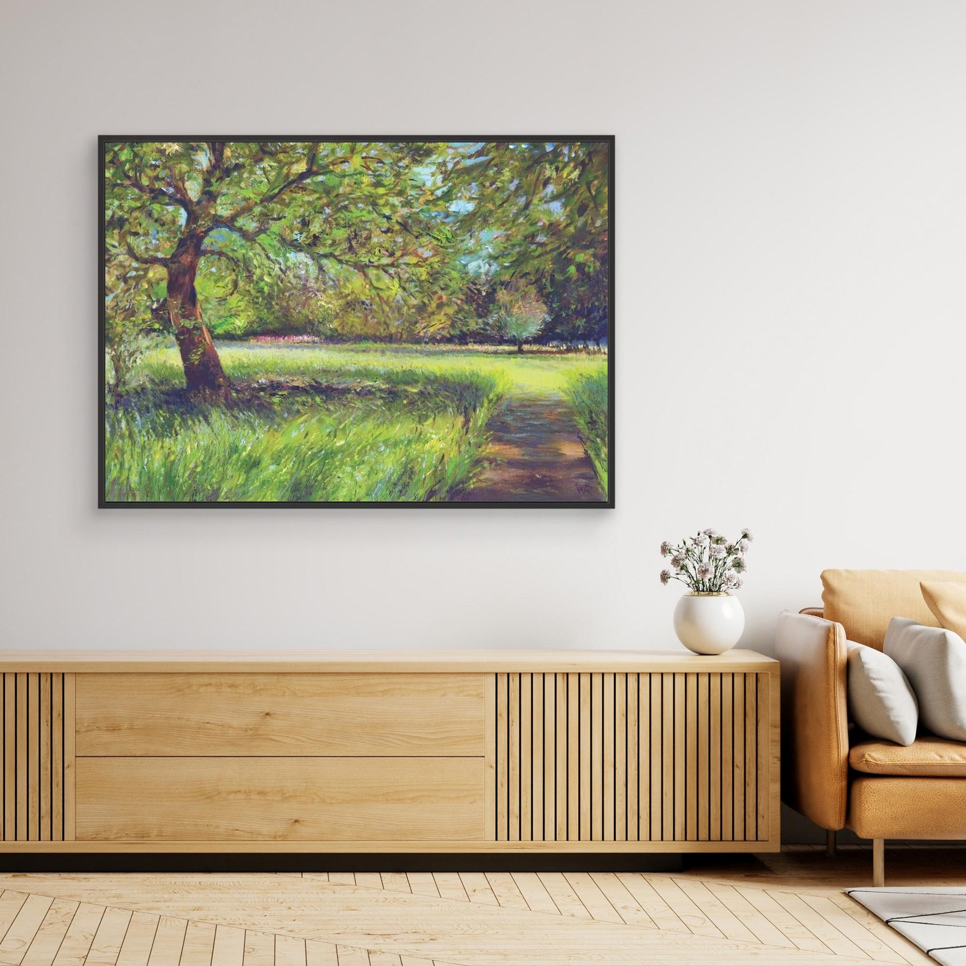 Light through the trees - Canvas art print