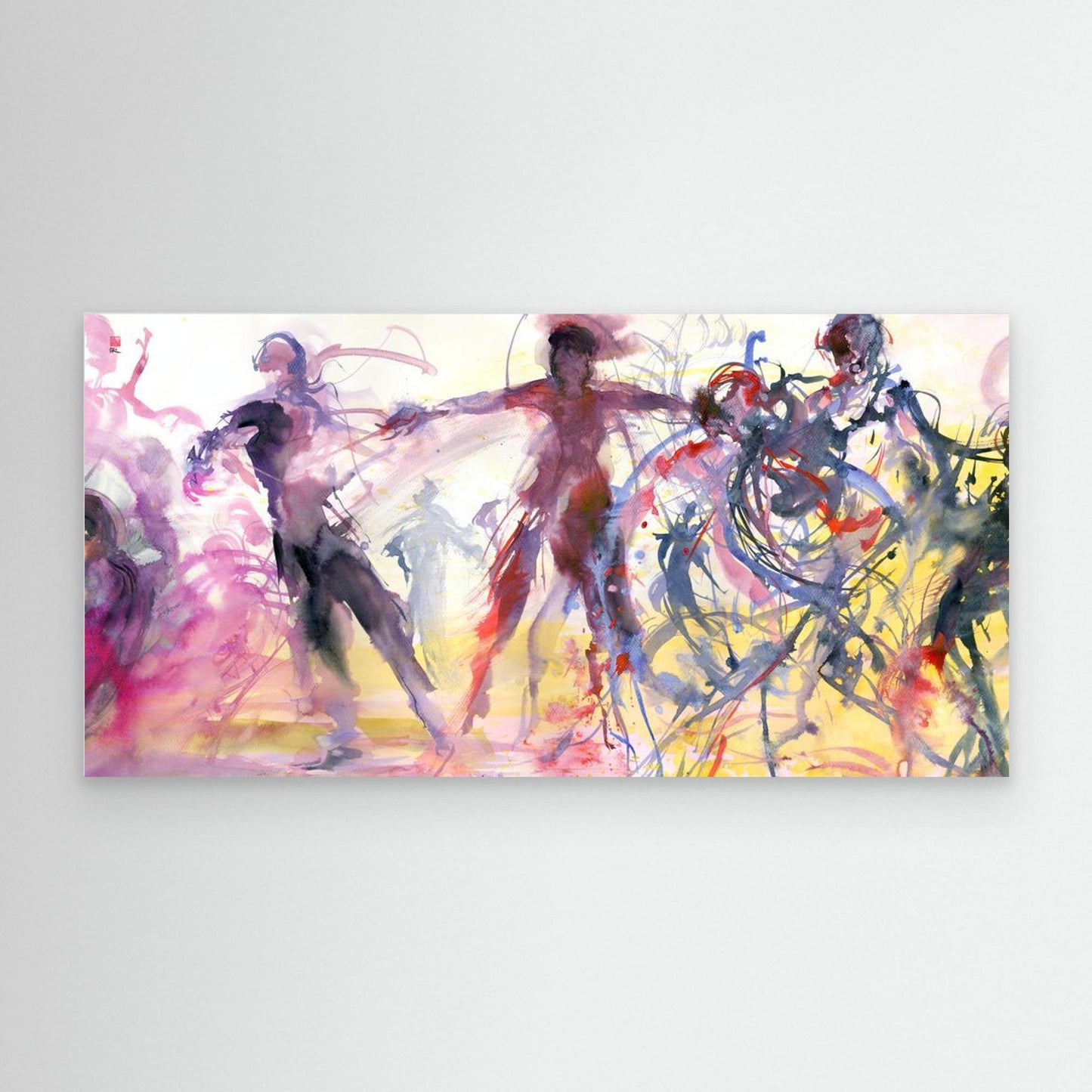 Abstract dance movement 3 - Canvas art print