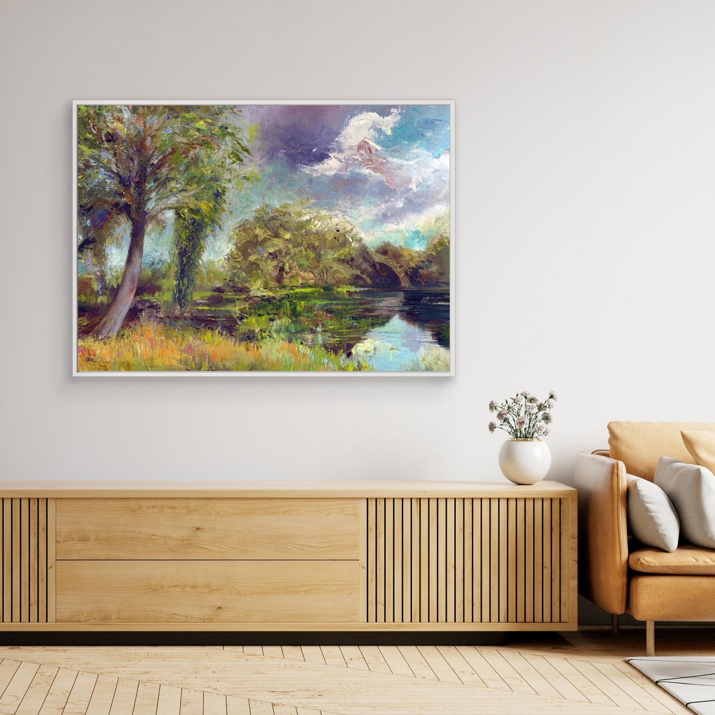 Wotton lake summer 25 - Canvas art print
