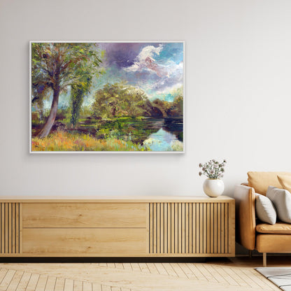Wotton lake summer 25 - Canvas art print