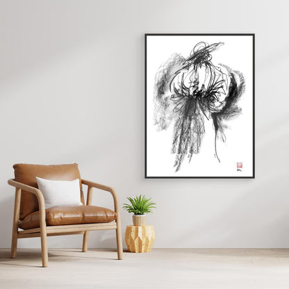 Flamenco hat - Canvas art print