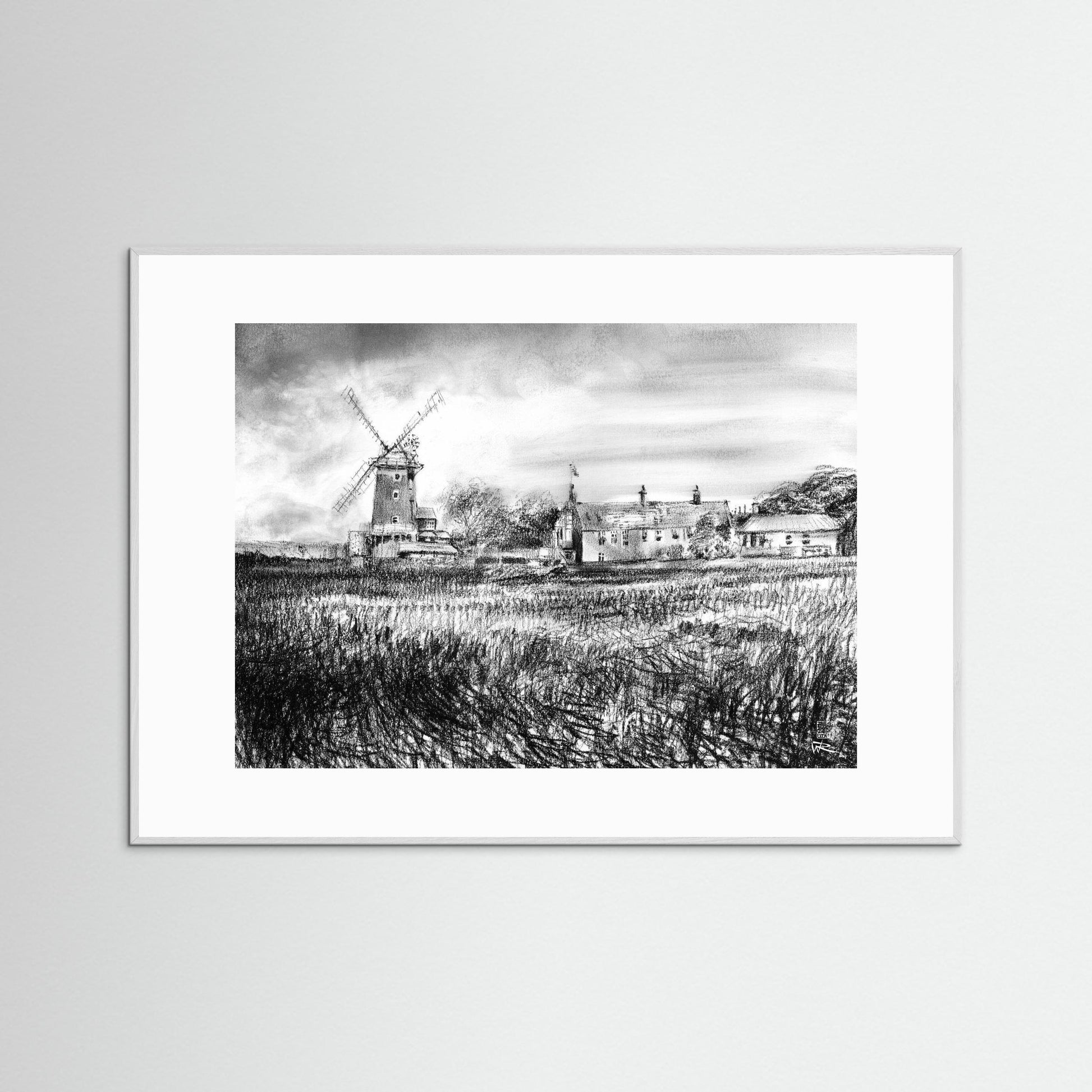 Cley windmill - paper print