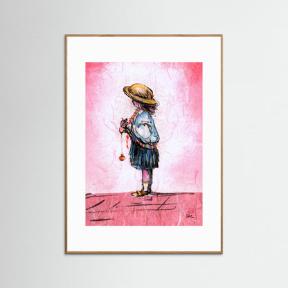 Anyone for conkers - Paper print